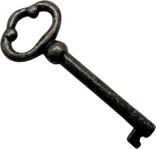 Miniatura 3 de Llave de esqueleto universal: reproducción de latón para gabinetes, curio, joyeros, escritorio y más, paquete de 1 - KY-2 (latón antiguo, juego de 1)