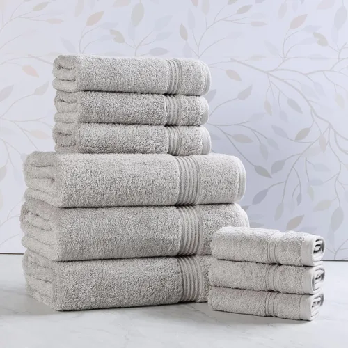 Miniatura 184 de Superior - Juego de 8 toallas de mano de algodón egipcio, toallas básicas de secado rápido, toallas pequeñas absorbentes, faciales, spa, cocina