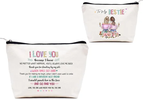 Miniatura 72 de LIBIHUA Obtener regalo de boda - Bolsa de maquillaje bolsa de cosméticos bolsa de viaje, Beige, 10-En Mi Madre del Pájaro