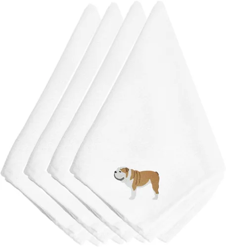 Miniatura 27 de Caroline's Treasures BB3448NPKE Affenpinscher - Juego de 4 servilletas bordadas, lavables, suaves, duraderas, servilletas de mesa para hotel