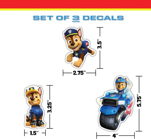 Miniatura 3 de Paw Patrol - Juego de 12 calcomanías de Paw Patrol para niños y adultos, calcomanías de vinilo para laptop, vaso, botella de agua, vehículos