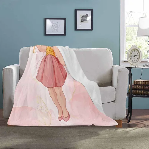Miniatura 3 de Artsadd Mantas personalizadas para niñas bebés con nombre, manta personalizada para niños, manta personalizada para regalo para bebé niña