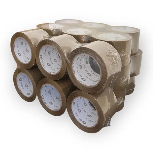 Miniatura 9 de Cinta de embalaje transparente resistente, 6 rollos de 2 pulgadas x 110 yardas (330 pies) por rollo de cinta de sellado de cartón para embalaje