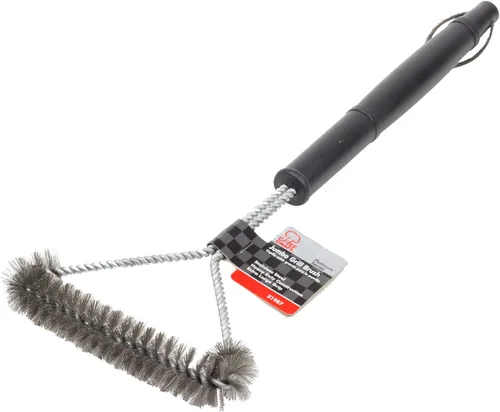 Miniatura 2 de Chef Craft Select - Cepillo para parrilla de barbacoa, 18 pulgadas, acero inoxidable/negro