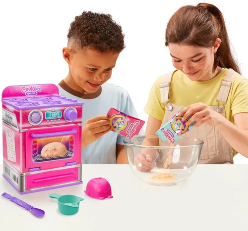 Miniatura 3 de Cookeez Makery Horno de Golosinas de Canela – Set de Juguete Interactivo de Horno de Hornear y Revelar con Peluche con Aroma Misterioso
