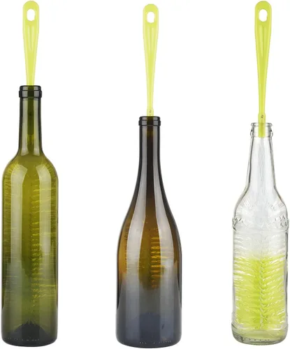 Miniatura 4 de ALINK Limpiador de cepillo de botellas de 16 pulgadas de largo para lavar vino/cerveza/pozo deportivo/termo/vidrio, comedero de colibrí y botellas
