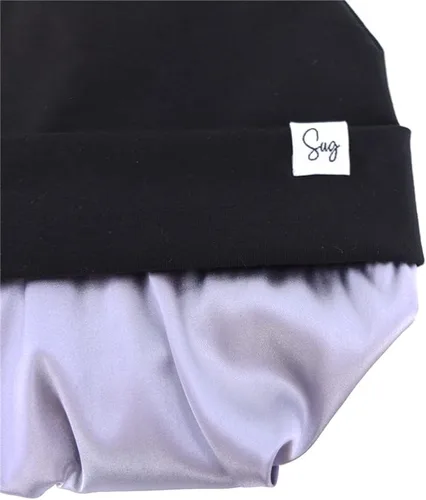 Miniatura 190 de Gorro de punto para recién nacido, para niños y niñas, con forro de satén sedoso, gorro para niños pequeños