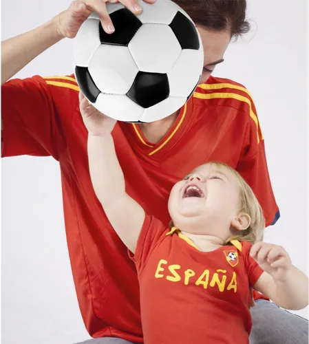 Miniatura 7 de INPODAK Balón de fútbol para niños pequeños, tamaño 3, pelotas clásicas en blanco y negro para niños de 2 a 8 años con bomba, bolsa de malla y caja