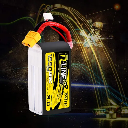 Miniatura 6 de Tattu R-Line 14.8V 1550mAh 4S 120C Batería Lipo con enchufe XT60 para FPV Racing Drones