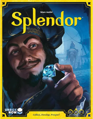 Miniatura 2 de Asmodee Splendor Juego de mesa - ¡Domina el arte de la riqueza y el prestigio! - Fascinante juego de estrategia de minería de gemas para niños