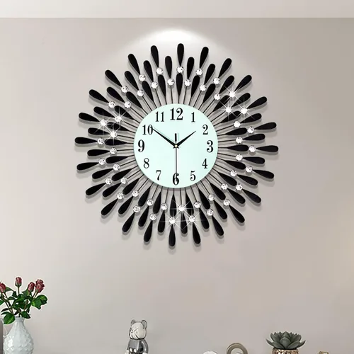 Relojes de pared grandes para decoración de sala de estar, reloj silencioso grande y moderno que no hace tictac para dormitorio, oficina, cocina,