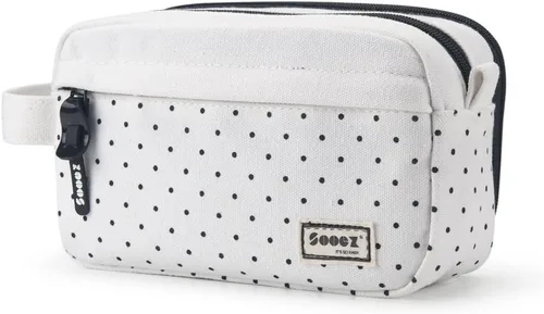Miniatura 23 de Sooez Estuche para lápices original de alta capacidad, bolsa grande para lápices, estuche organizador para bolígrafos, suministros estéticos