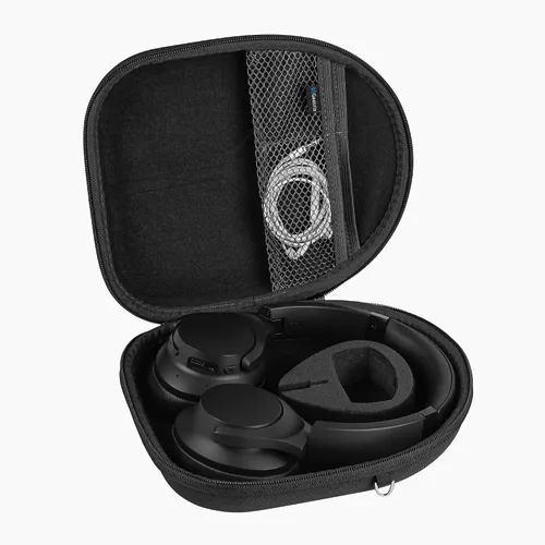 Miniatura 3 de Geekria Shield - Funda para auriculares compatible con Anker Soundcore Q11i, Life Q20, Life Q30, Space Q45 y más, bolsa de transporte de viaje Negro