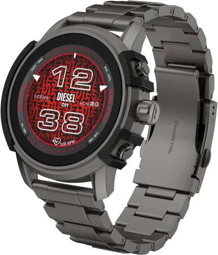 Miniatura 7 de Diesel Griffed Gen 6 - Reloj inteligente con Alexa integrado, frecuencia cardíaca, oxígeno en sangre, GPS, seguimiento de actividad, altavoz