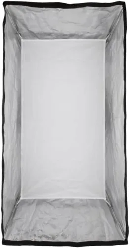Miniatura 2 de Buff Caja de luz plegable de 30 x 60 pulgadas con anillo de velocidad para Paul C. Buff Balcar Mount Flash Heads Caja de luz plegable rectangular