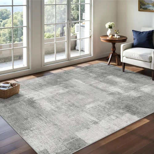 Miniatura 49 de zesthome Alfombras de 5 x 7 pulgadas - Alfombra lavable resistente a las manchas, alfombras modernas abstractas para sala de estar, dormitorio