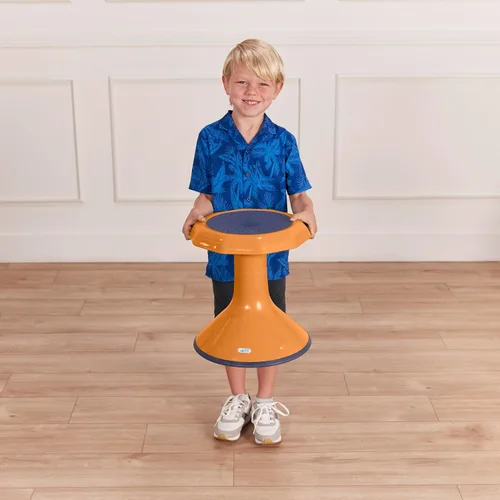 Miniatura 2 de ECR4Kids - Taburete oscilante activo ACE para niños y adultos, aula flexible y asientos en el hogar Naranja