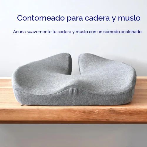 Miniatura 3 de C CUSHION LAB Cojín de Asiento Patentado de Alivio de Presión para Largas Horas Sentado en Silla de Oficina/Casa, Auto, Silla de Ruedas - Espuma