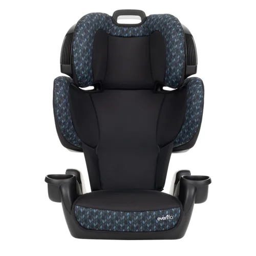 Evenflo GoTime LX - Asiento elevador para automóvil (color azul Quincy)