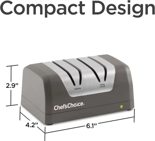 Miniatura 6 de Chef'sChoice - Afiladores de cuchillos eléctricos con batería recargable para cuchillos rectos y dentados de 20 grados con abrasivos 100%