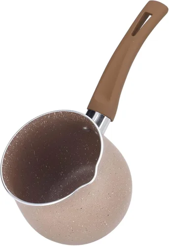 Miniatura 3 de Sartén pequeña con tapa, olla antiadherente de 1.5 cuartos de galón, calentador de mantequilla de un solo mango y olla de café, compatible