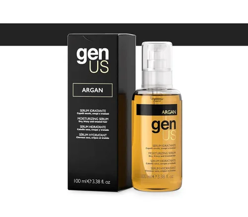 Miniatura 6 de Genus Mascarilla hidratante de argán para el cabello, enriquecida con aceite de argán y aceite de linaza para cabello seco, encrespado y tratado