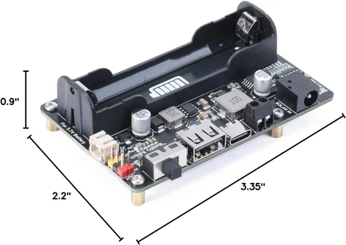 Miniatura 6 de Módulo de administrador de energía solar Sombrero de energía solar para panel solar de 5 V-24 V soporta panel solar o puerto USB carga de batería