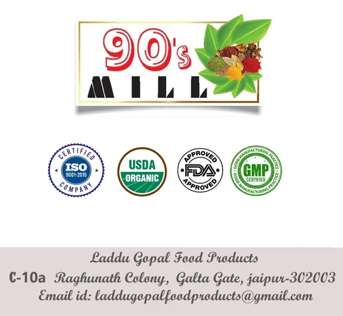 Miniatura 3 de 90's MILL Auténtico Pani Puri Masala/Shahi Gol-Gappa Masala/Jal-Puri Masala Natural Y Fresco/Comida Callejera Golgappe Pani Puri Masala/Sabroso