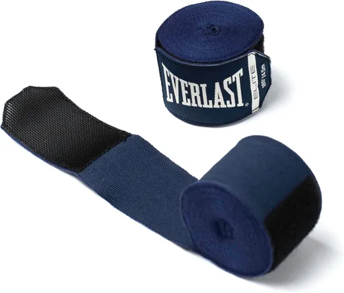 Miniatura 4 de Everlast Elite - Vendas de boxeo de 180 pulgadas para guantes, cómodo soporte de muñeca, envolturas de boxeo, vendas de mano para boxeo (azul)