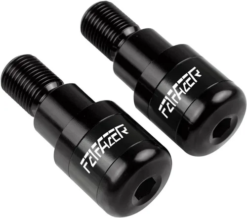 7/8" 22mm Motorcycle Handlebar Grips Ends Handle Bar Cap End Plug for Yamaha FZ1FAZER FZ-1 FZ1 FAZER 2006-2016 2015 2014 2013 (Color : Black)