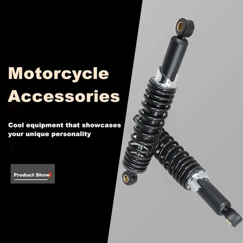 Miniatura 6 de 1 par de amortiguadores de 12.5 pulgadas (320mm) para motocicleta, reemplazo universal trasero para Yamaha Kawasaki Suzuki Sportster XL883 1200 Dirt