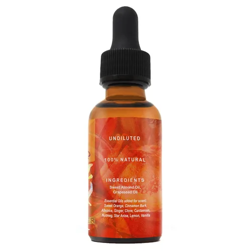Miniatura 2 de Aceite para barba de sidra de manzana caliente, un aroma favorito de las vacaciones condimentado (2 onzas)