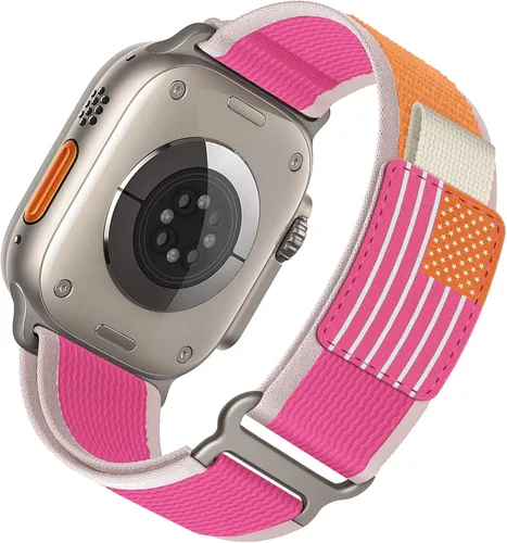 Miniatura 30 de ALMNVO - Correa unisex Trail Loop de nailon resistente para Apple Watch Ultra/2 de 1.92, 1.77, 1.73, 1.65, 1.61, 1.57, 1.49 pulgadas, para Apple