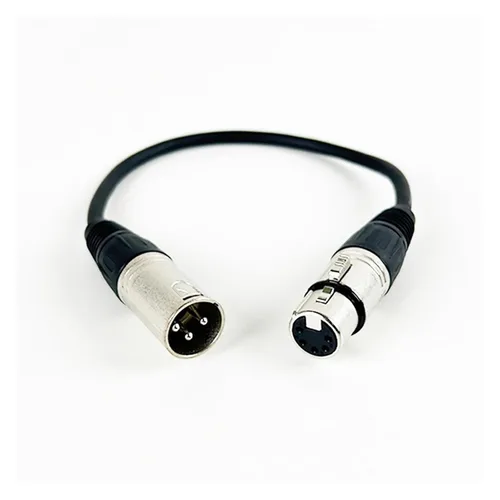 Miniatura 3 de 5Pin XLR Female/Male to 3Pin XLR Male/Female Audio Cable for Microphone Stage Light Turnaround,XLR3 to XLR5 Adapter Cable(5Pin F-3Pin M-Black,0.3m)