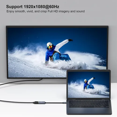 Miniatura 6 de BENFEI Adaptador Mini DisplayPort a HDMI 4K, Thunderbolt 2 a HDMI, compatible con MacBook Air/Pro, Microsoft Surface Pro/Dock, Monitor, Proyector