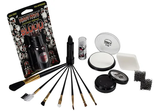 Miniatura 2 de Kit de maquillaje de esqueleto espeluznante por Bloody Mary, disfraz de Halloween profesional, efectos especiales, suministros para maquillaje