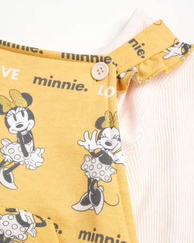 Miniatura 3 de Disney Minnie Mouse - Conjunto de 2 piezas para bebé, mameluco de forro polar de manga larga (recién nacidobebé)