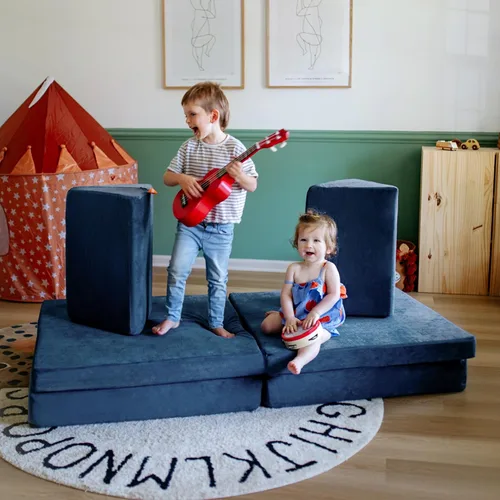 Miniatura 2 de Nugget - El sofá de juego original para niños - Sofá infantil modular de espuma para sala de juegos, imaginación y juego creativo abierto - Muebles