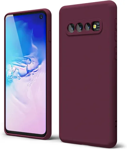 Miniatura 57 de oakxco Funda para teléfono Samsung Galaxy S21 Ultra con agarre de silicona líquida, bonita funda delgada y delgada de goma suave de TPU lisa