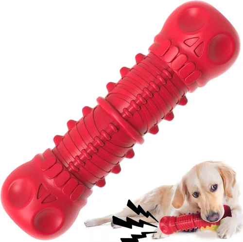 ZIKATON Juguetes chirriantes para perros masticadores agresivos, juguetes duraderos para perros de raza grande y media, juguetes para perros,