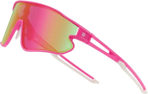 DUCO Gafas de sol polarizadas deportivas para hombres y mujeres, gafas de sol para correr, pesca, ciclismo, béisbol, protección UV400, DC0023 Lente