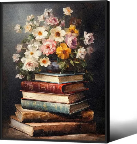 Miniatura 14 de Póster de libro gótico de academia oscura vintage de mediados de siglo, arte de pared de lienzo victoriano de estilo bohemio, impresiones estéticas