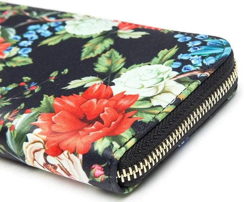 Miniatura 185 de Cartera de mano para mujer, estilo bohemio, con RFID, elegante, espaciosa con correa para viajes, capacidad para tarjetas, teléfono, dinero