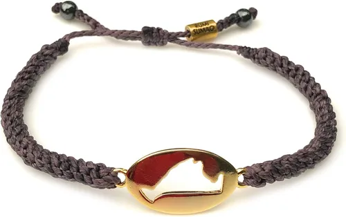 Miniatura 18 de Rumi Sumaq Pulsera de cuerda náutica para hombres, mujeres y niños - Resistente al agua, con nudo manual ajustable - Estilos de mapa de la isla