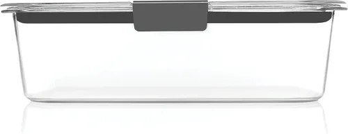 Miniatura 4 de Contenedor de almacenamiento de alimentos Rubbermaid Brilliance, plástico sin BPA, Mini, 0,5 tazas, 4 unidades, transparente, Transparente