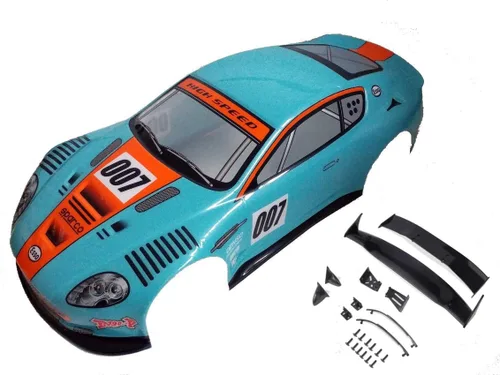 1/10 Escala RC pintada precortada Drift Racing Touring Onroad Carrocería de coche Ancho 7.480 in con accesorios de espejo retrovisor (Auston M)