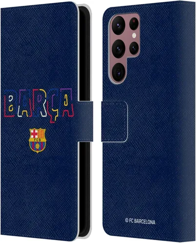 Miniatura 26 de Head Case Designs Funda de piel con licencia oficial del FC Barcelona Barca Crest Graphics para Samsung Galaxy A06 4G