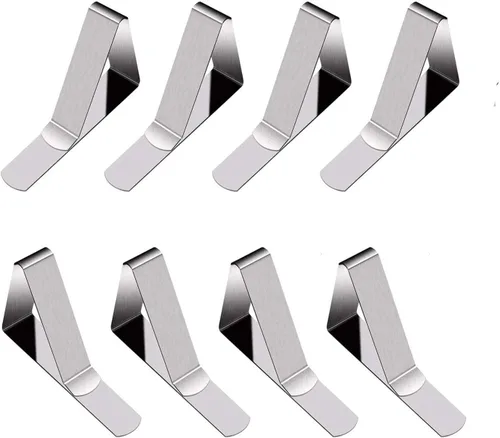 Miniatura 10 de TriPole - 16 clips para mantel grandes, abrazaderas para mesa de pícnic, abrazaderas de mantel de acero inoxidable para exteriores, hogar, cocina