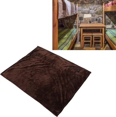 Miniatura 2 de Manta eléctrica tamaño matrimonial – Calentador de cama con 3 calor y franela suave lavable de alta calidad, apagado automático, sobrecalor