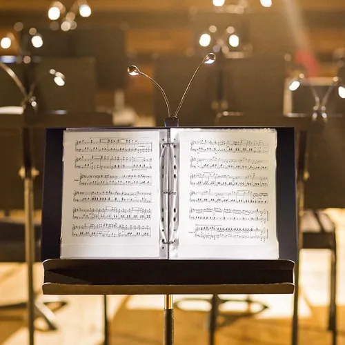 Miniatura 6 de Carpeta de partituras musicales, carpeta de música tamaño carta, capacidad de 80 páginas, carpeta de coro escribible, apto para papel de 8.5 x 11
